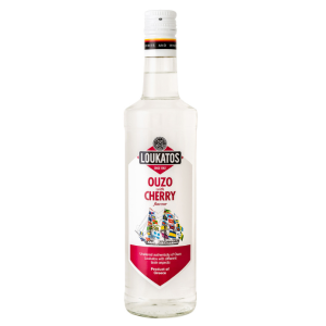 Loukatos ouzo met kers, 700 ml